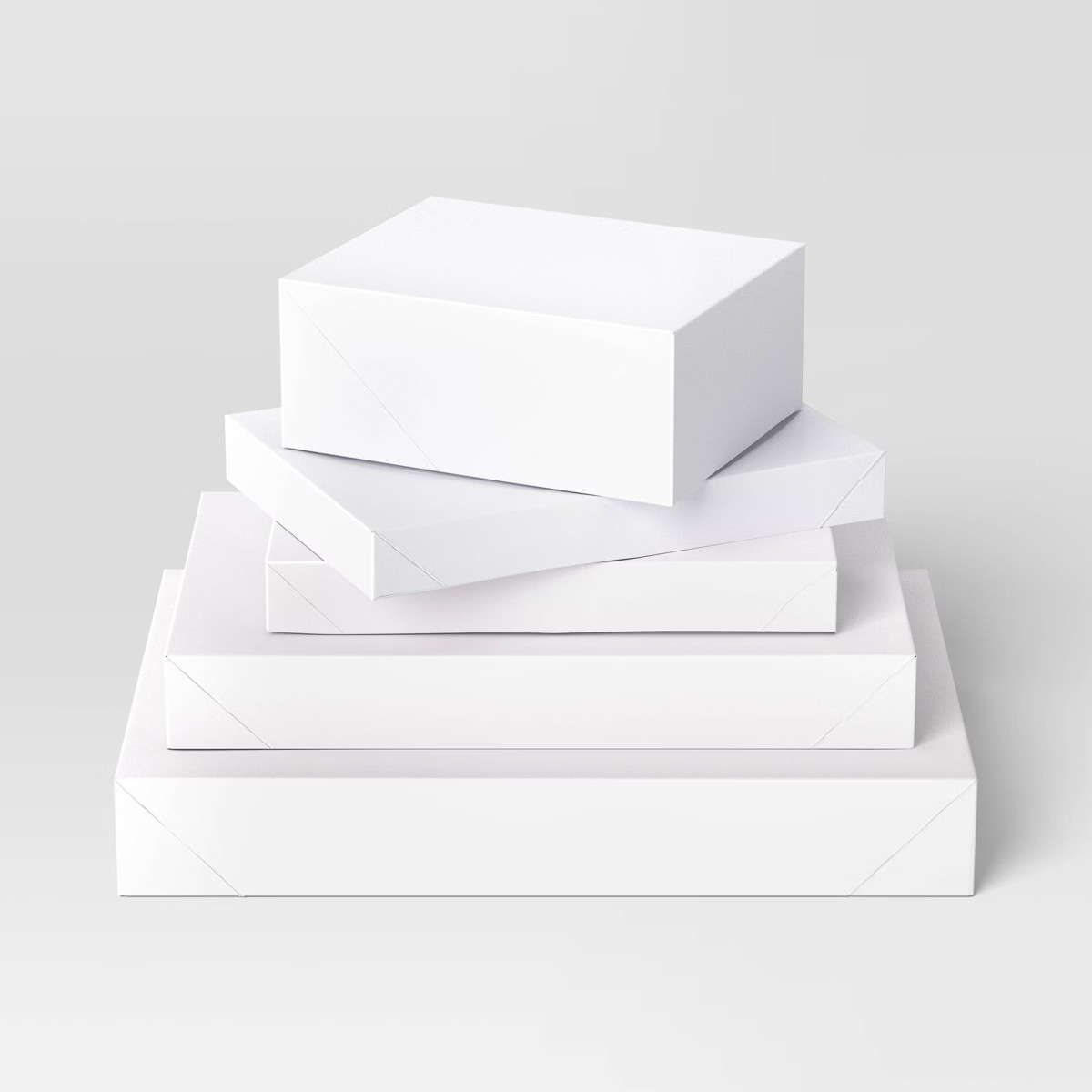 5ct Assorted Christmas Gift Box White - Wondershop™: Variety Pack for Presents | Target