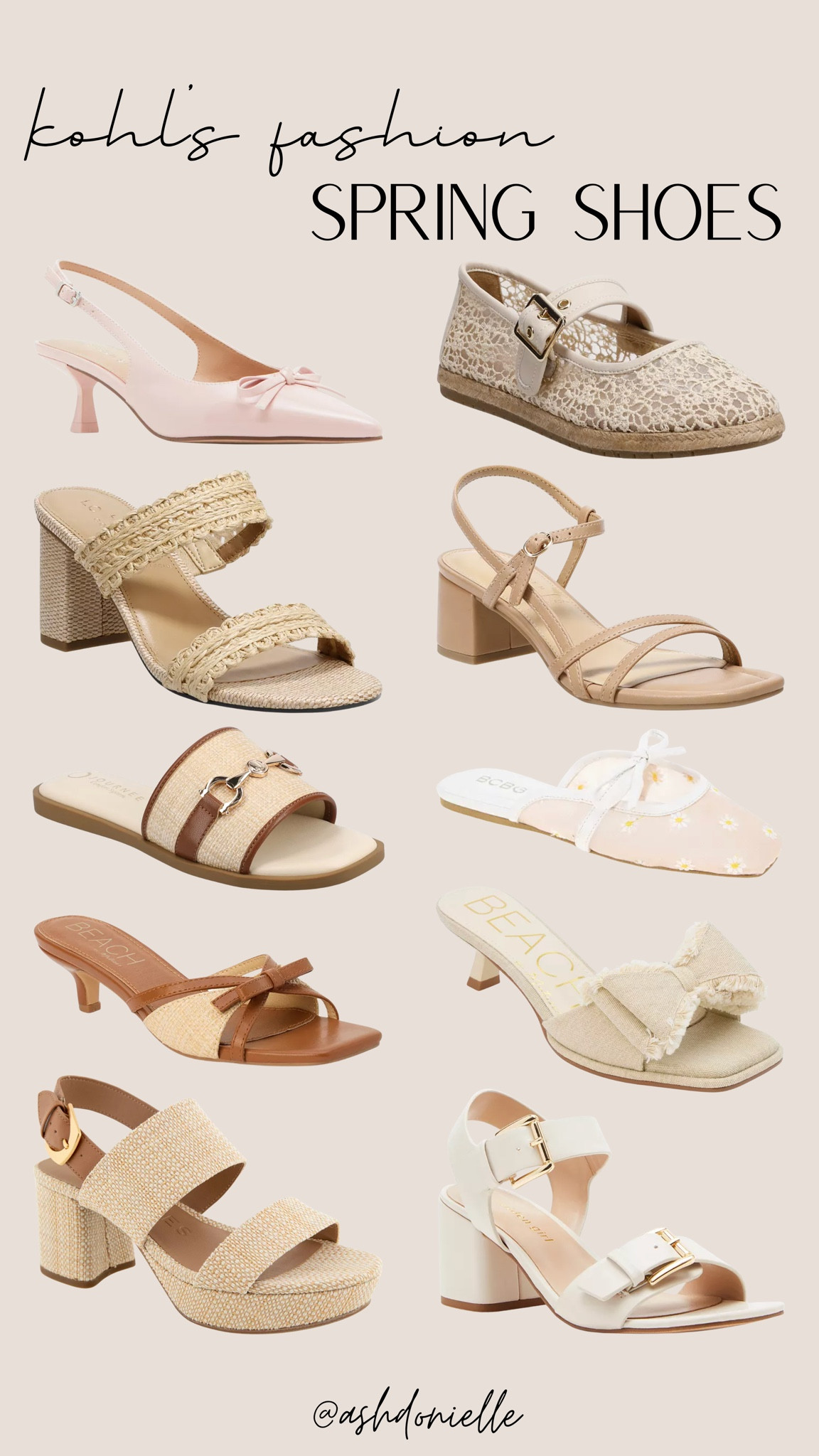 Kohl’s women’s spring shoes

white platform sneakers
neutral ballet flats
woven espadrille wedges
strappy kitten heels
classic loafers and mules
minimal slide sandals
pastel running sneakers
chunky dad sneakers
pointed toe slingbacks
casual canvas slip ons

#LTKSeasonal #LTKSaleAlert