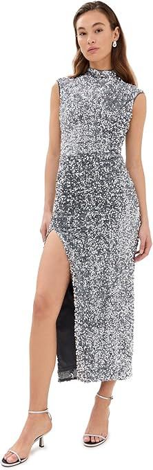Bardot Women's Kelso Velvet Sequin Maxi Dress | Amazon (US)