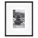 MCS Black 8x10 Inch Matted to 4x6 Inch Foundry Gallery Wall Frame, 8 x 10 | Amazon (US)