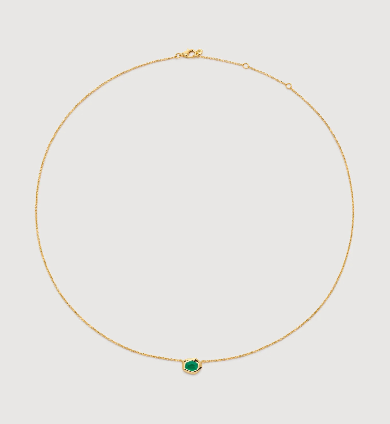 Odyssey Gemstone Small Chain Necklace | Monica Vinader (US)