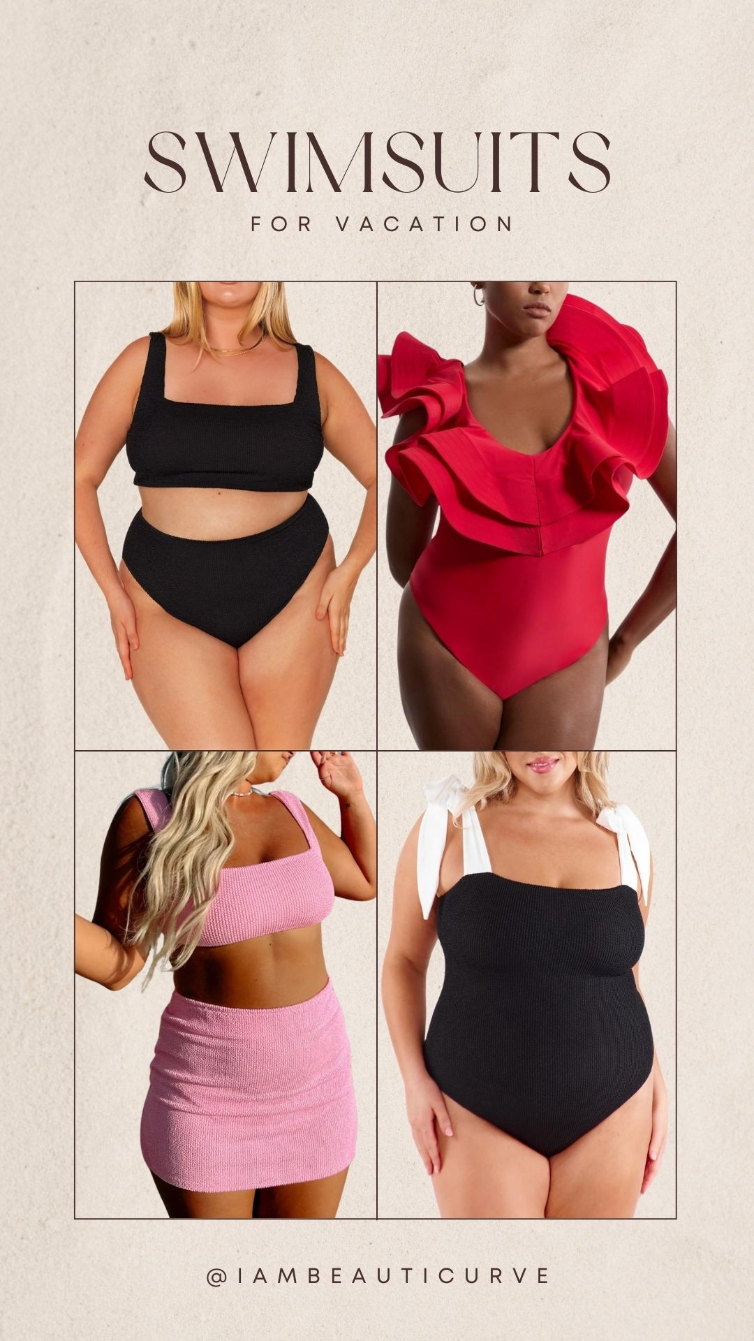 Vacation swimsuits that I wore on my trip to Turks & Caicos! Nothing beats cute and comfy swimwear! 💕 

 #LTKStyleTip #LTKPlusSize #LTKSwim