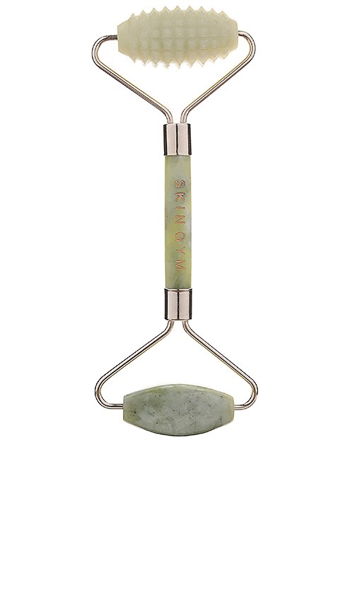 Skin Gym Jade 2D Texturized and Smooth Facial Roller in Green. | Revolve Clothing (Global)