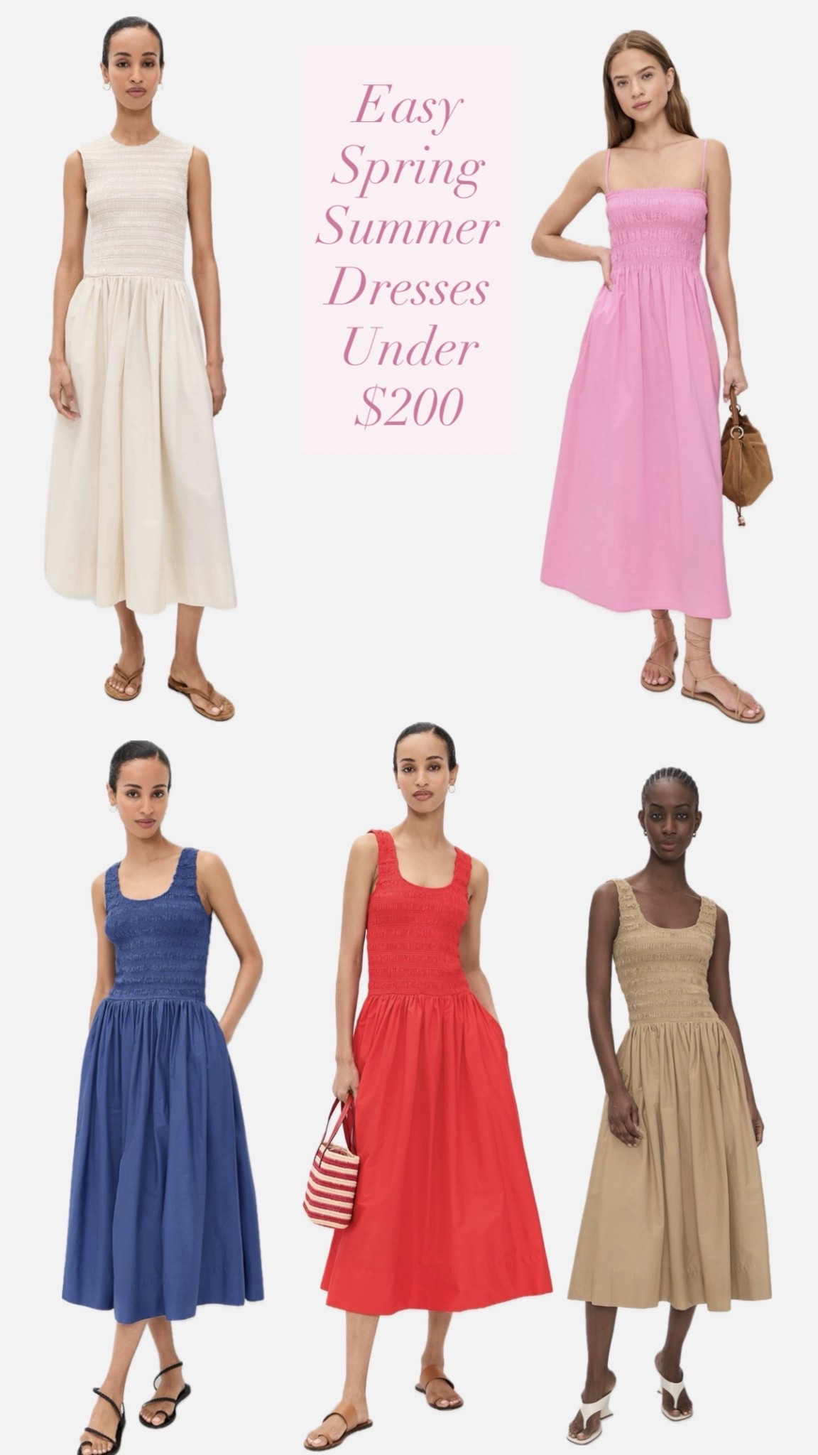Easy spring / summer dresses under $200

#LTKOver40 #LTKmomlife #LTKSeasonal
