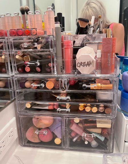 Such a good makeup storage tower!!!! Vertical so it doesn’t take up too much space - great for a dorm!!!

#LTKhome #LTKsalealert #LTKBacktoSchool