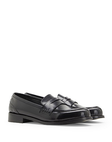 POLISH LEATHER PENNY LOAFER | YOOX (US)