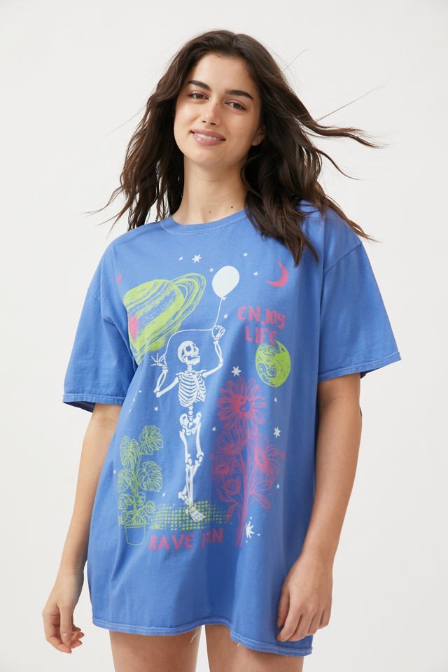 Project Social T Enjoy Life T-Shirt Dress | Urban Outfitters (US and RoW)