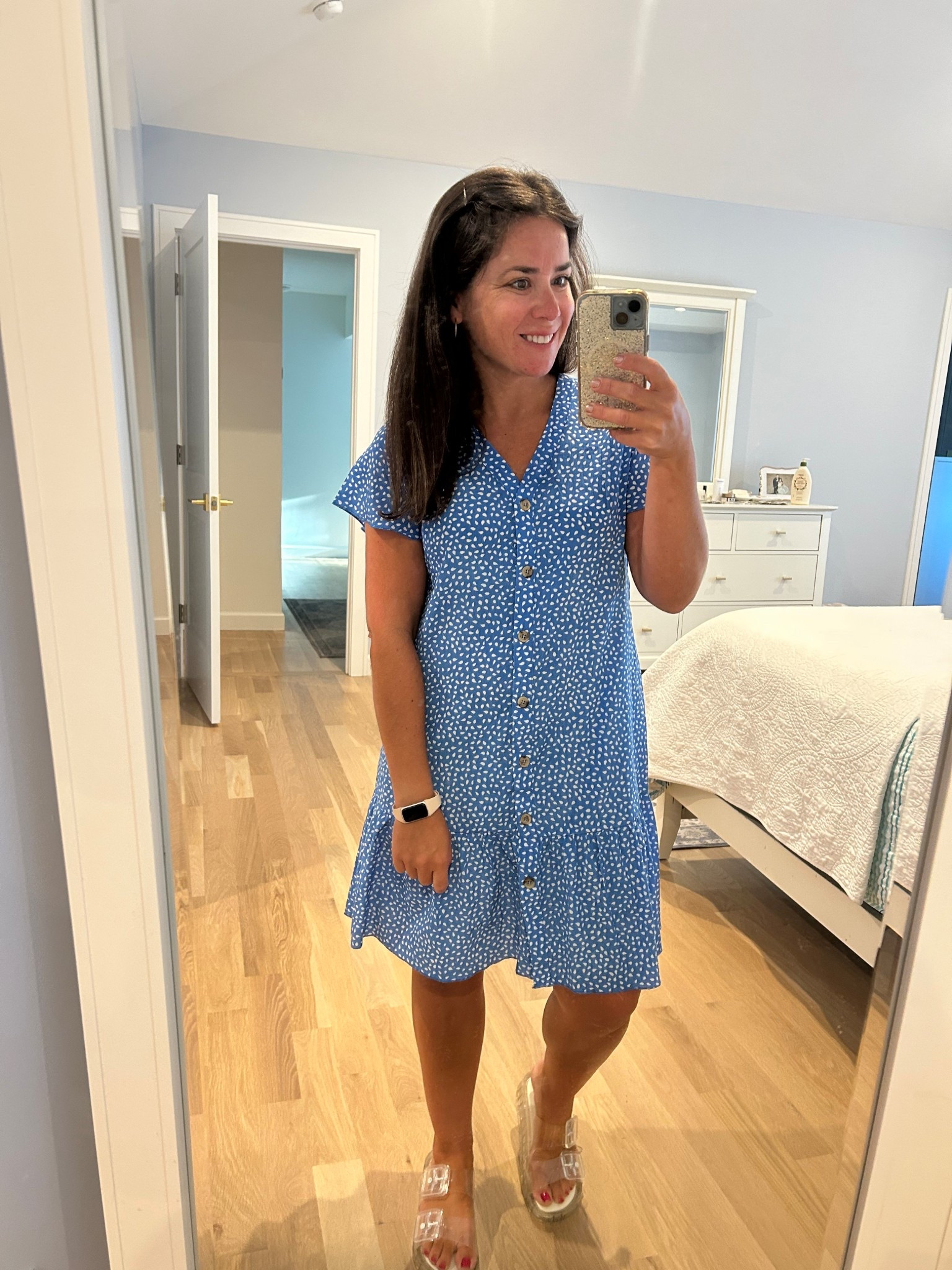 Size small 
5ft and 132 lbs

Cute, comfortable and lightweight fabric. Petite friendly- teacher approved! 

#LTKWorkwear #LTKFindsUnder50 #LTKPetite