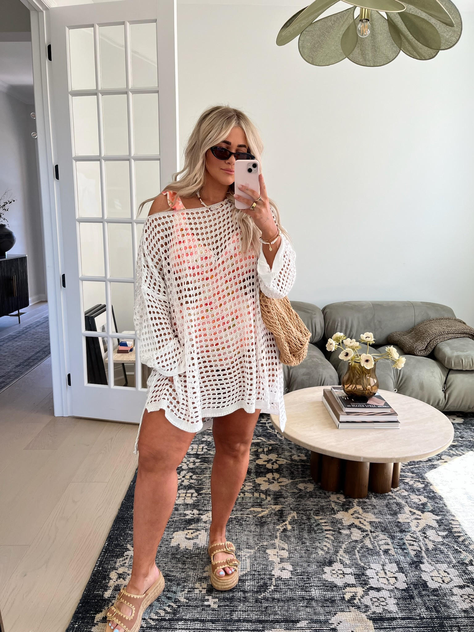 How cute is this swim🩷💭 #swim #coverup 

#LTKsalealert #LTKswim #LTKmidsize