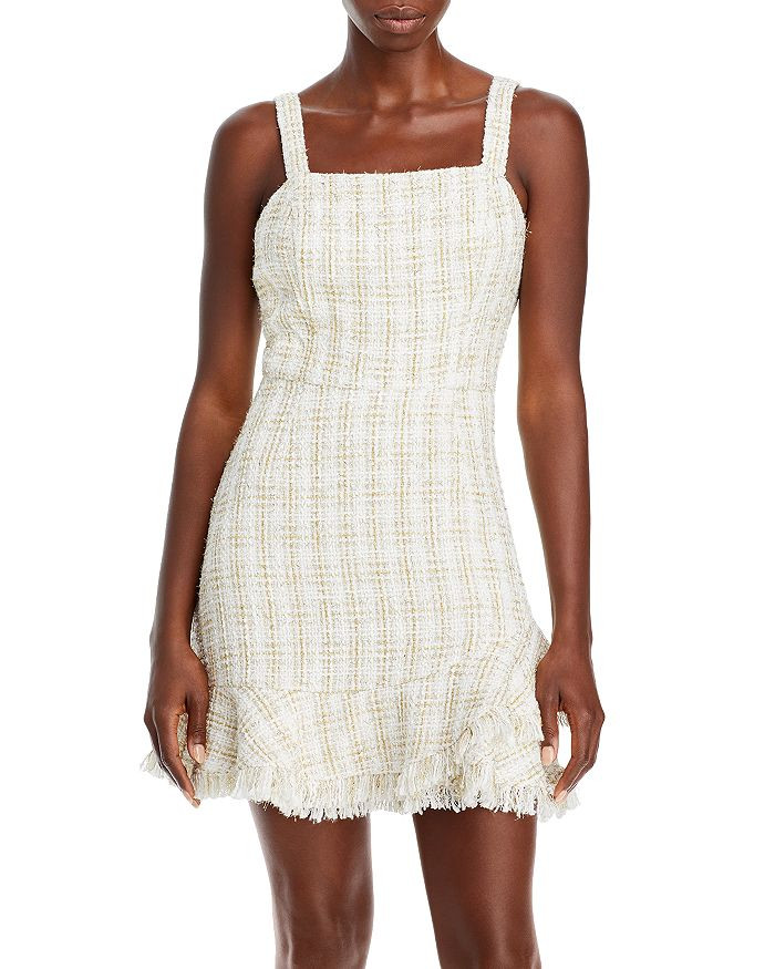 Metallic Tweed Square Neck Dress - 100% Exclusive | Bloomingdale's (US)