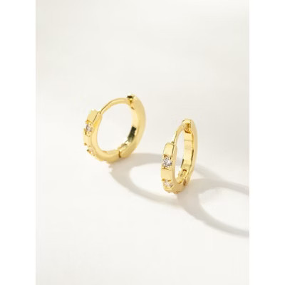 Uncommon James Runway Huggie Earrings Gold | Target