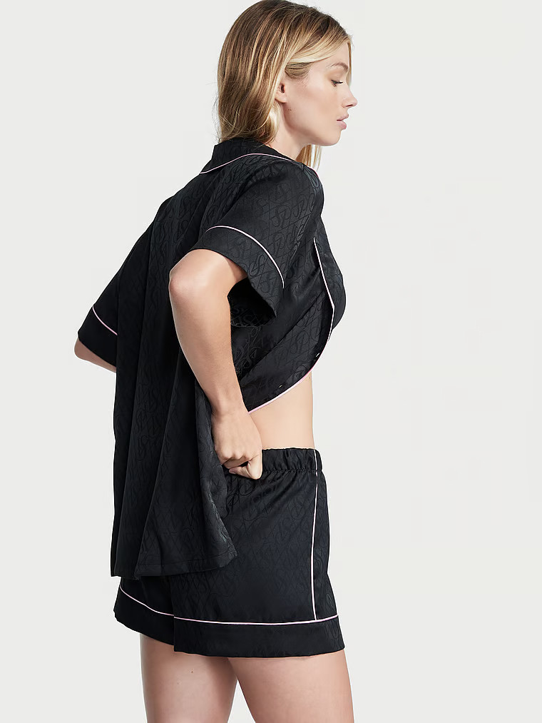 Satin Short Pajama Set | Victoria's Secret (US / CA )
