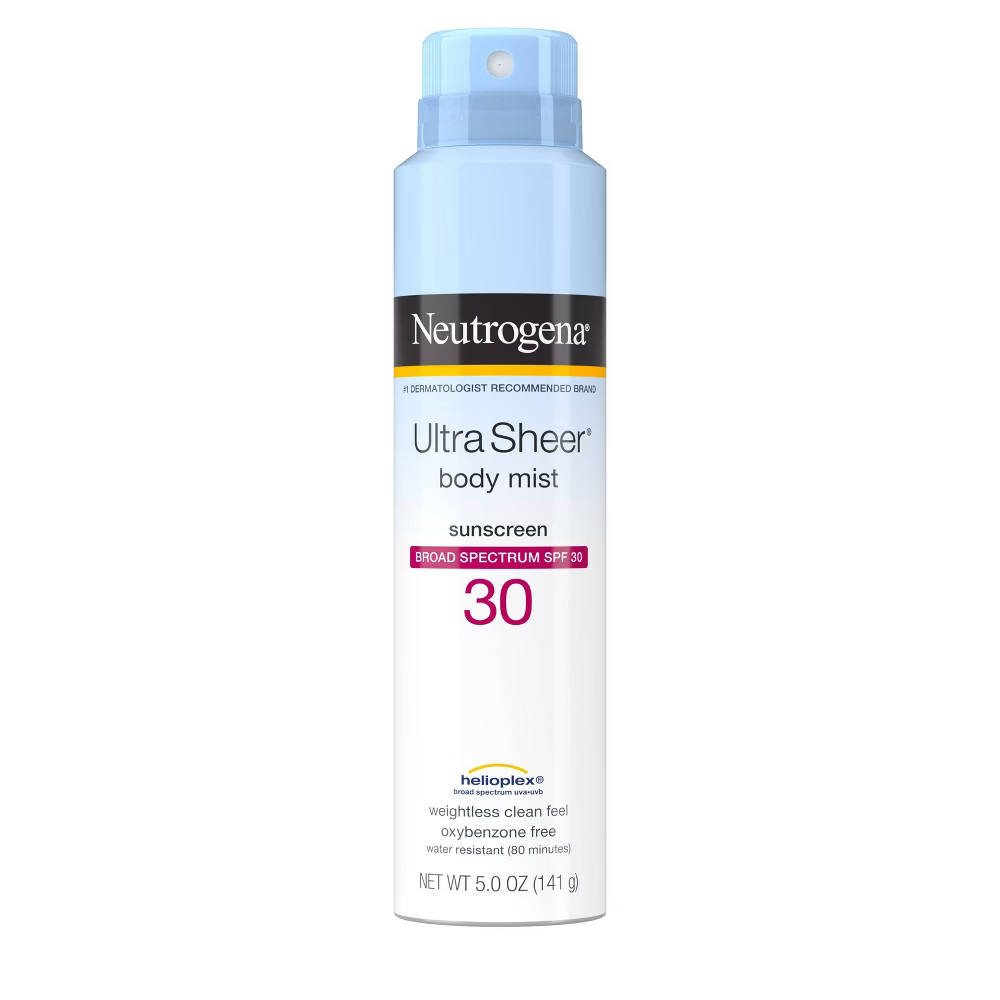 Neutrogena Ultra Sheer Lightweight Sunscreen Spray - SPF 30 - 5oz | Target