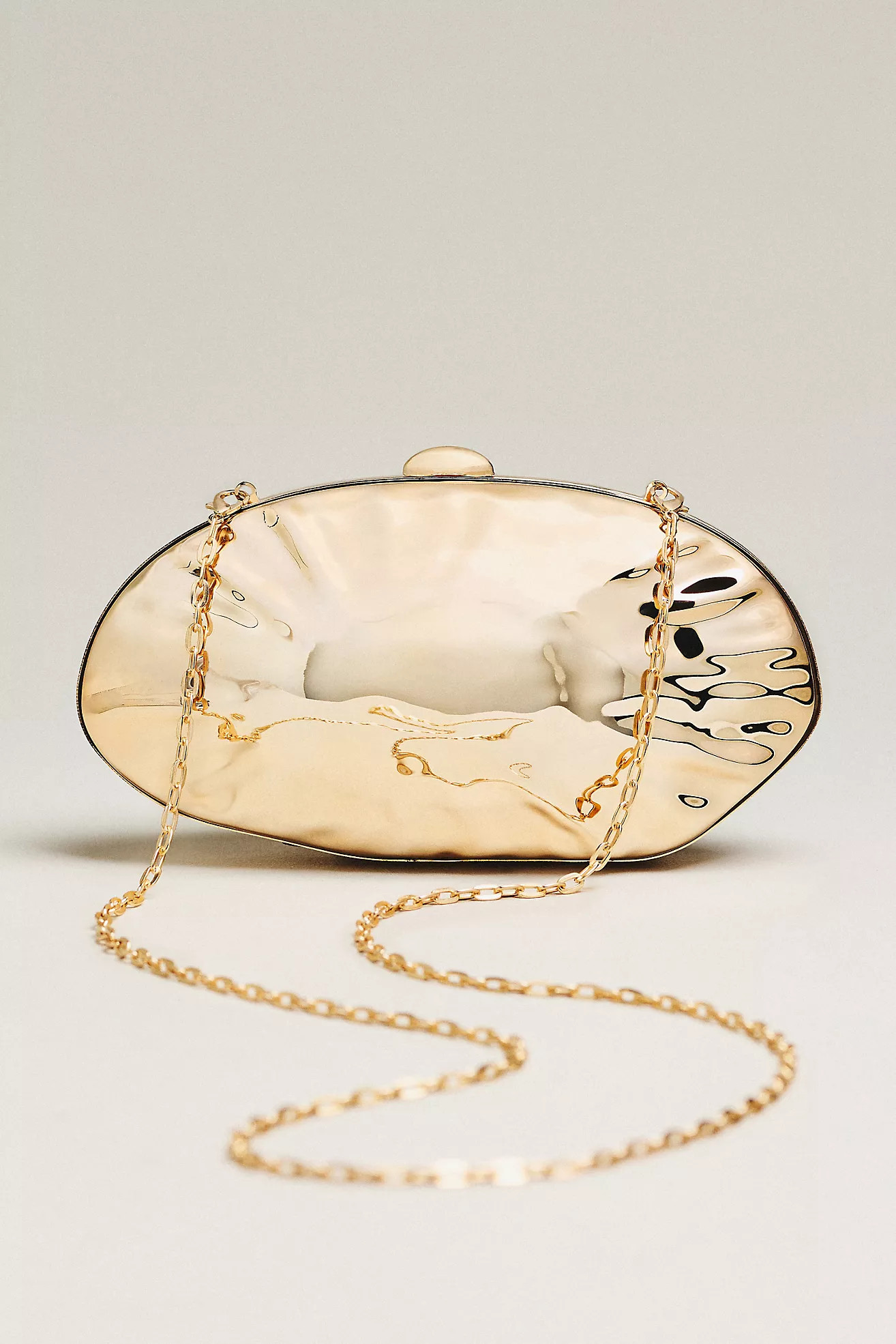Hammered Seashell Clutch | Anthropologie (US)