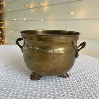 Vintage Ornate Brass Planter Indoor, Planters, Containers, Gold Planters | Etsy (US)