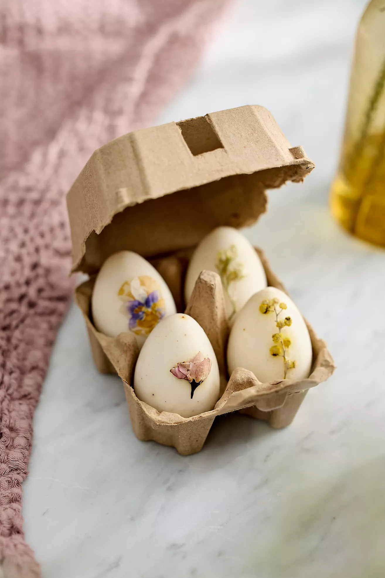 Botanical Egg Soaps, Set of 4 | Terrain