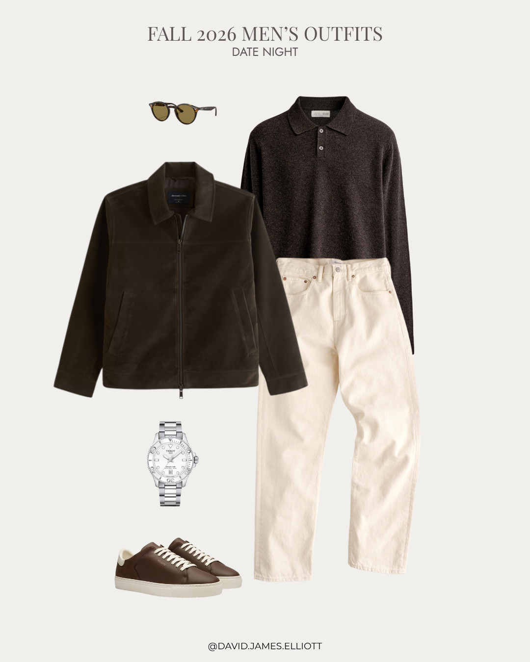 Brown date night outfit for men fall 2026.  

 #LTKMens
