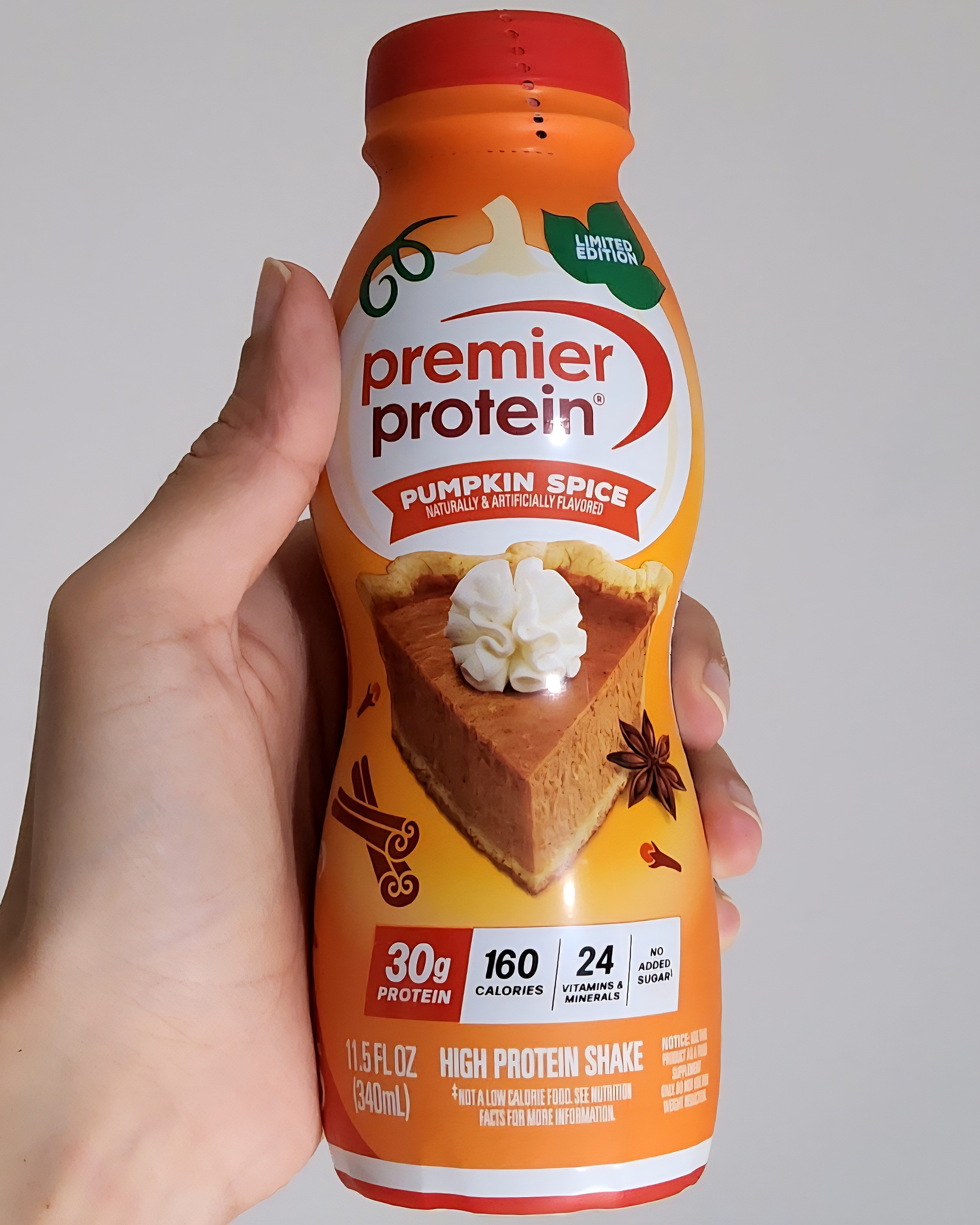 Because of my previous experience, I am picky with pumpkin spice flavors. The ones I've tried have an imbalanced flavor like they taste really spicy. However, premier protein has the right balance between sweet and spice. It's tasty, creamy and energizing. I like that it tastes delicious cold or at room temperature. It has a high protein content per serving: 30 grams. 

#LTKHoliday #LTKParties #LTKFindsUnder50