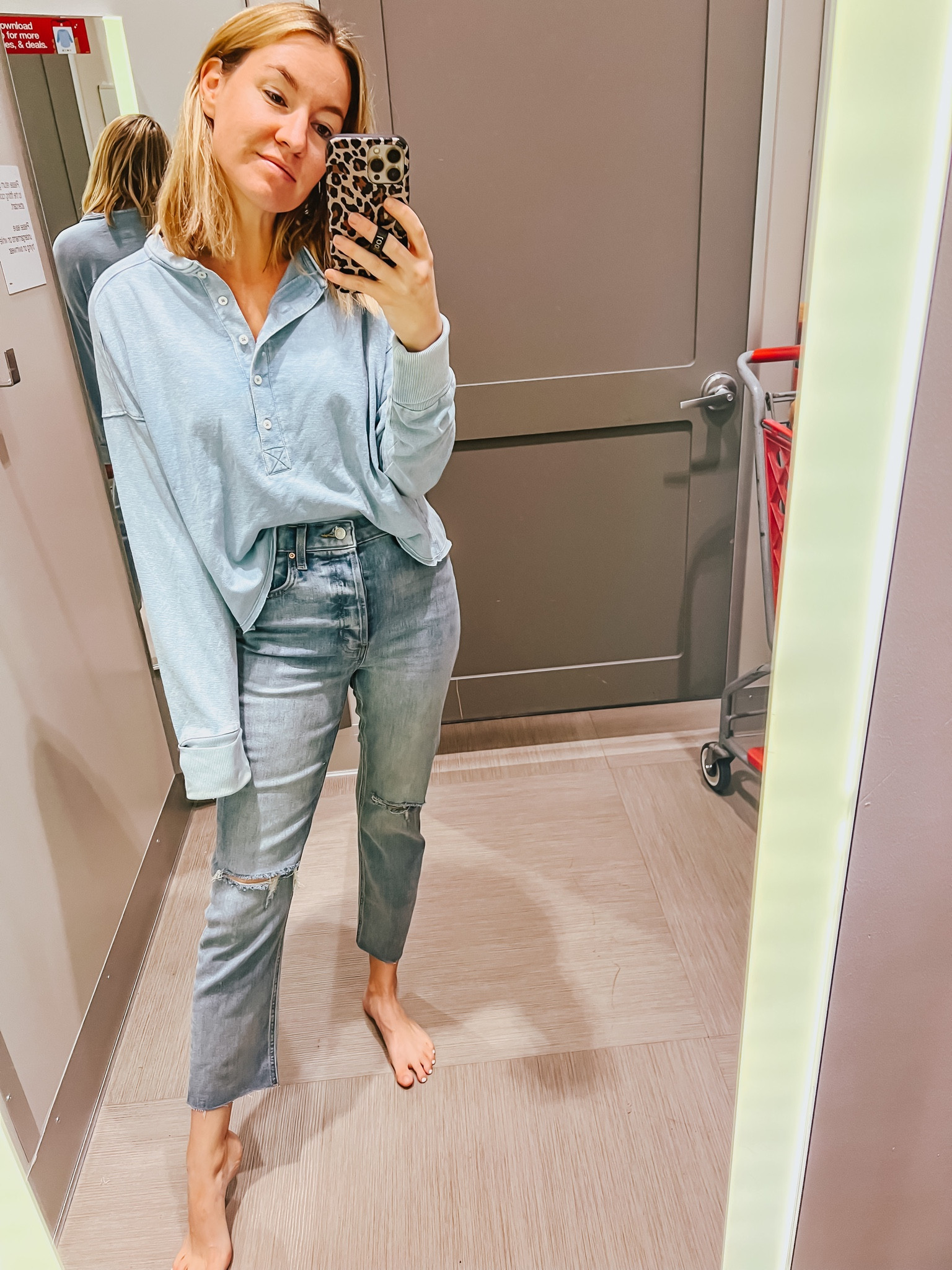 Target $25 henley! Wearing a small in the top and size 4 in the jeans! 

#fallfashion

#LTKsalealert #LTKstyletip #LTKunder50