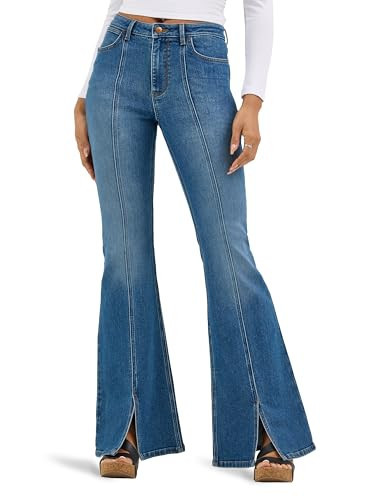 Wrangler Women's High Waisted Fierce Flare Jean, Carolina, 10-32 | Amazon (US)