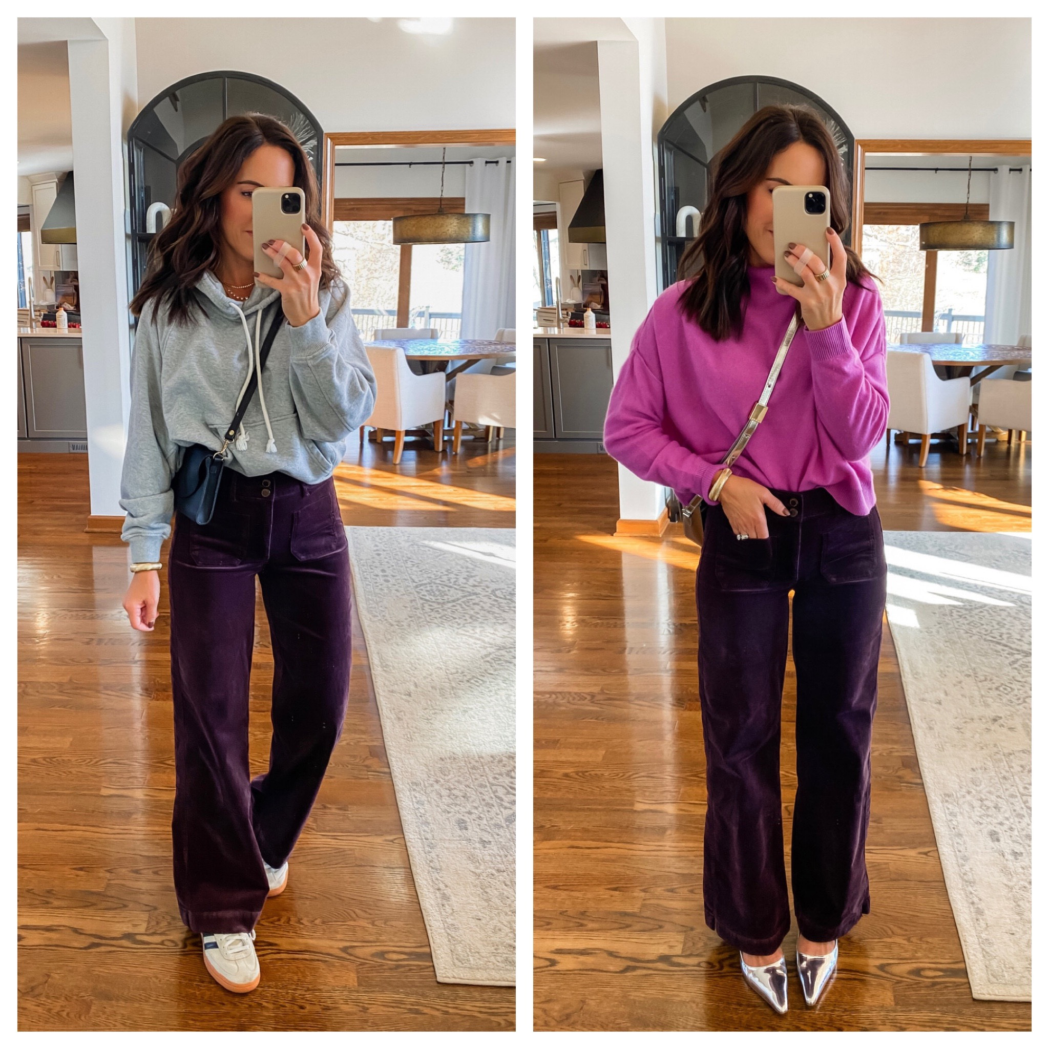 Wide leg corduroy pants. Such a pretty color way. Also in dark grey. 
Size 0

#LTKover40 #LTKstyletip #LTKSeasonal