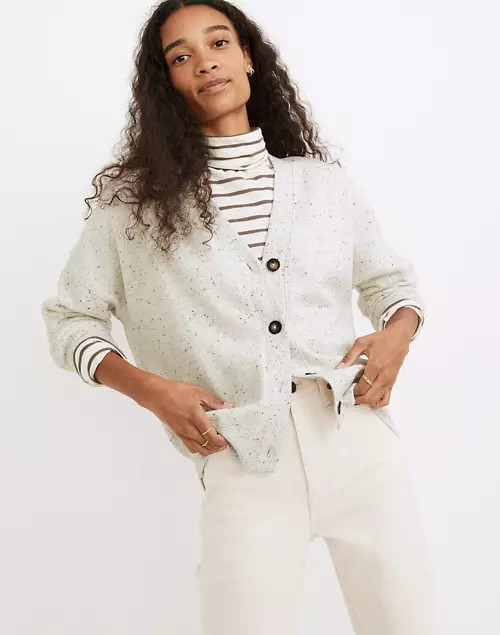 Cardigan Sweatshirt in Donegal | Madewell