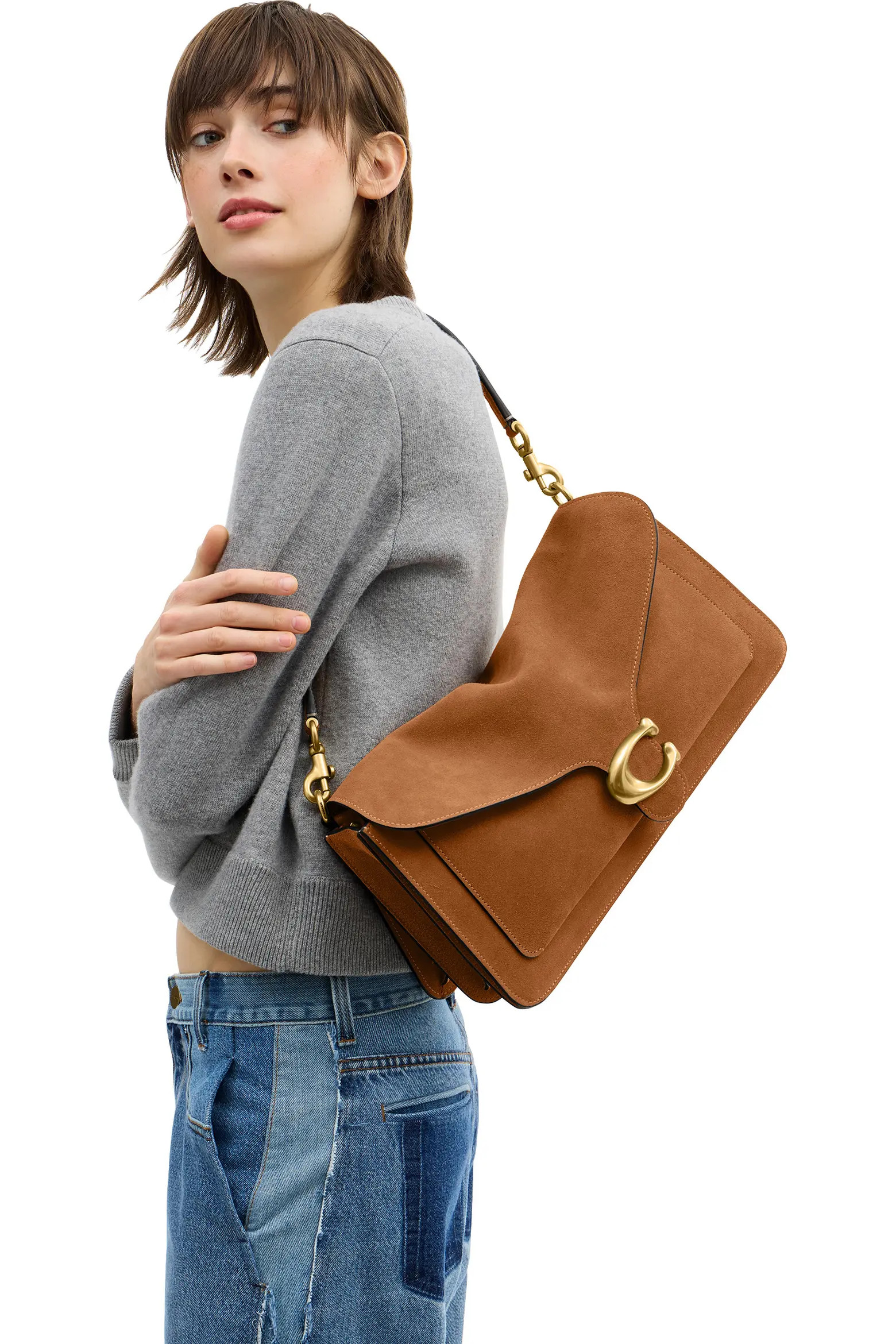 COACH Tabby 36 Suede Shoulder Bag (Women) | Nordstrom | Nordstrom