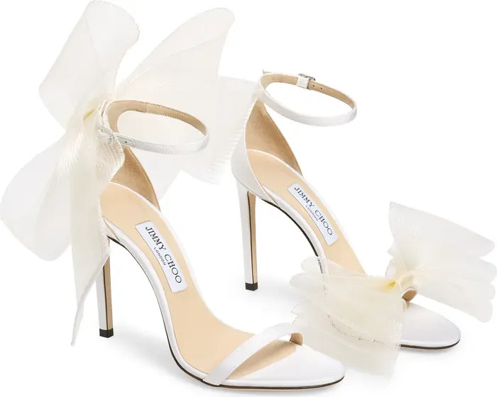 Aveline Bow Ankle Strap Sandal | Nordstrom