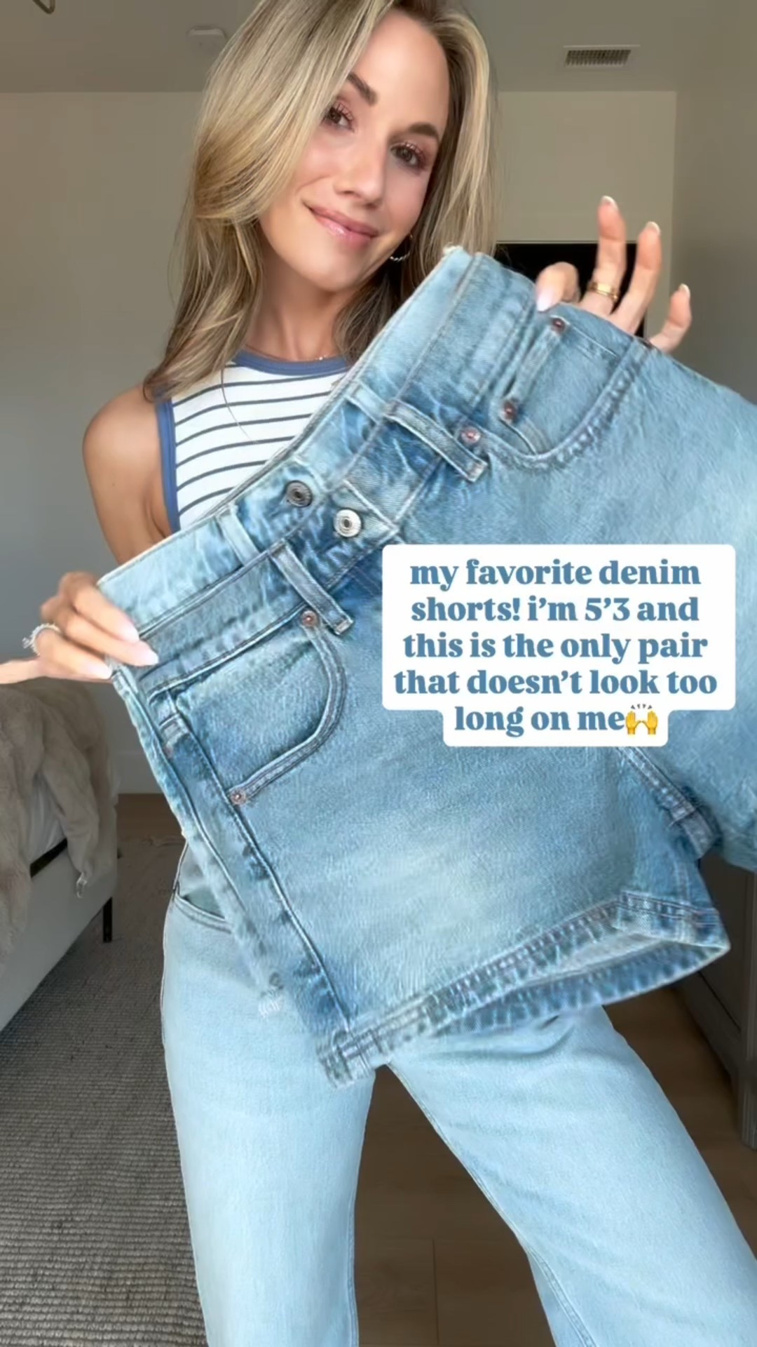 Abercrombie must-have denim shorts! These are so flattering and comfy! // I’m 5’3 and wearing a size 25!

#LTKootd #LTKmomlife #LTKPetite