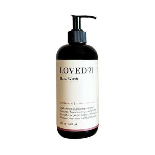 Loved01 Hand Wash, Just Because Liquid Hand Soap, Gentle & Hydrating, Cruelty-Free, Formulated with Nourishing Oils & Soft Floral Scent, 15 oz | Amazon (US)