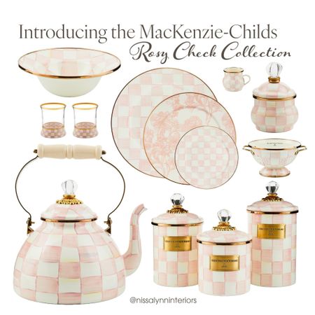 So excited about the new Mackenzie-Childs Rosy Check Collection!🩷

#LTKhome #LTKSeasonal #LTKSpringSale