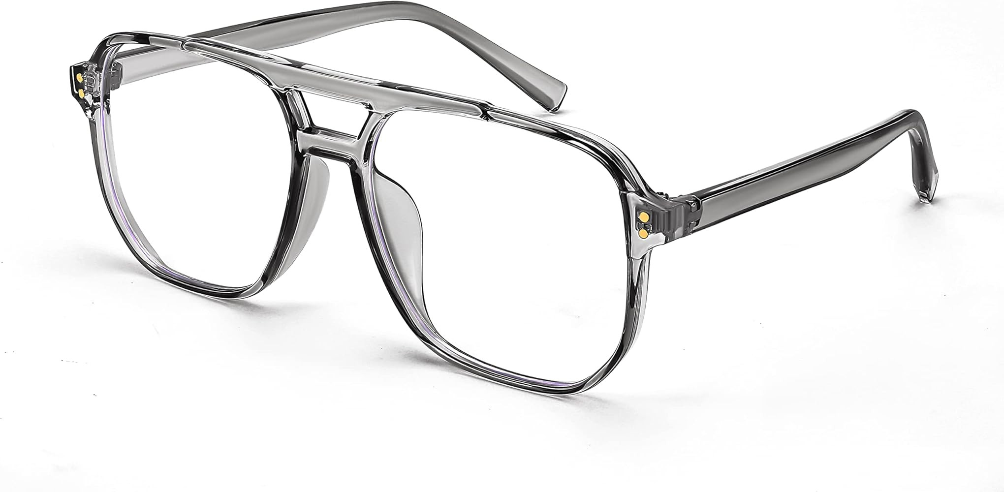 FEISEDY Blue Light Blocking Glasses Fake Nerd Clear Square Computer Lightweight Aviator Glasses F... | Amazon (CA)