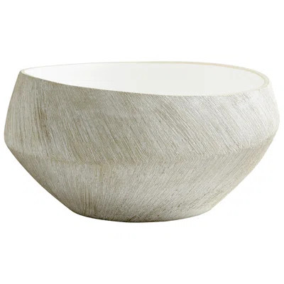 Selena Ceramic Decorative Bowl in Natural Stone | Perigold