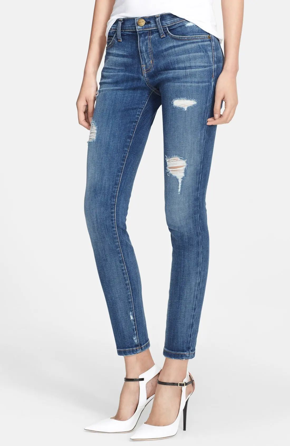 'The Stiletto' Destroyed Skinny Jeans | Nordstrom