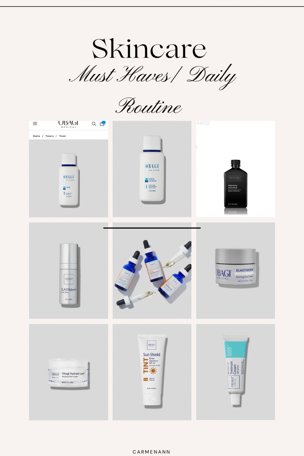 I get asked about my skincare routine a lot so I put together a list of my daily routine 

#LTKBeauty #LTKOver40