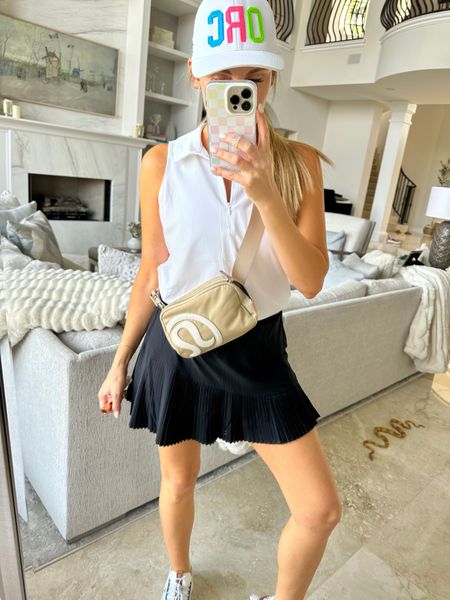 SPANX activewear set. Love this tennis skirt and golf top! Wearing medium in skirt and small in top 
JESSXSPANX for discount 

#LTKFind #LTKunder50 #LTKsalealert