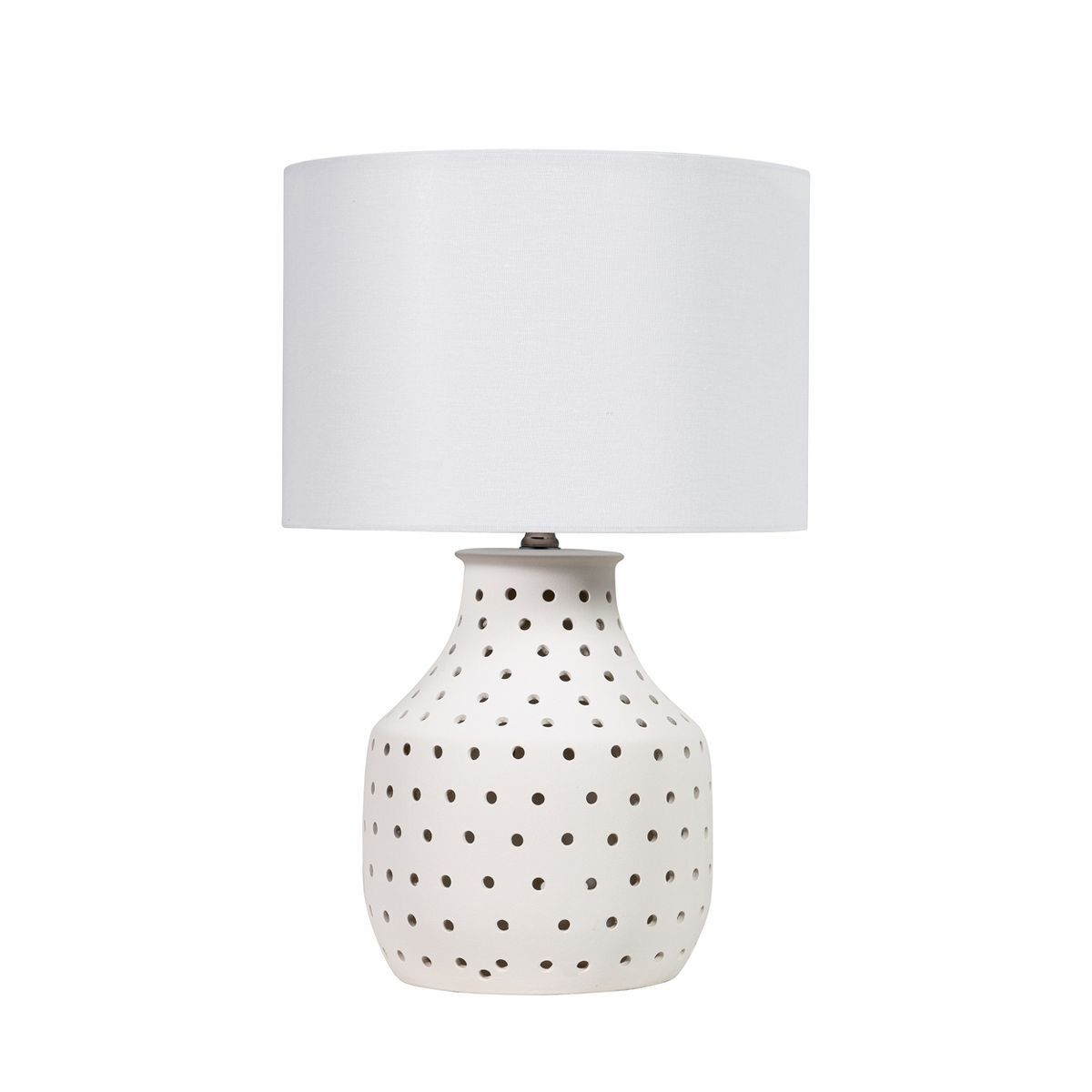 nuLOOM 24-inch Coastal Open Circles Ceramic Table Lamp | Target