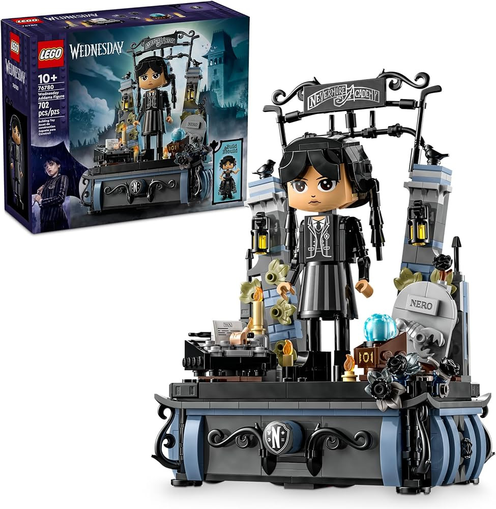 LEGO Wednesday Addams Figure - Building Toy for Kids, Girls & Boys, Ages 10+ - Collectible Wednes... | Amazon (US)