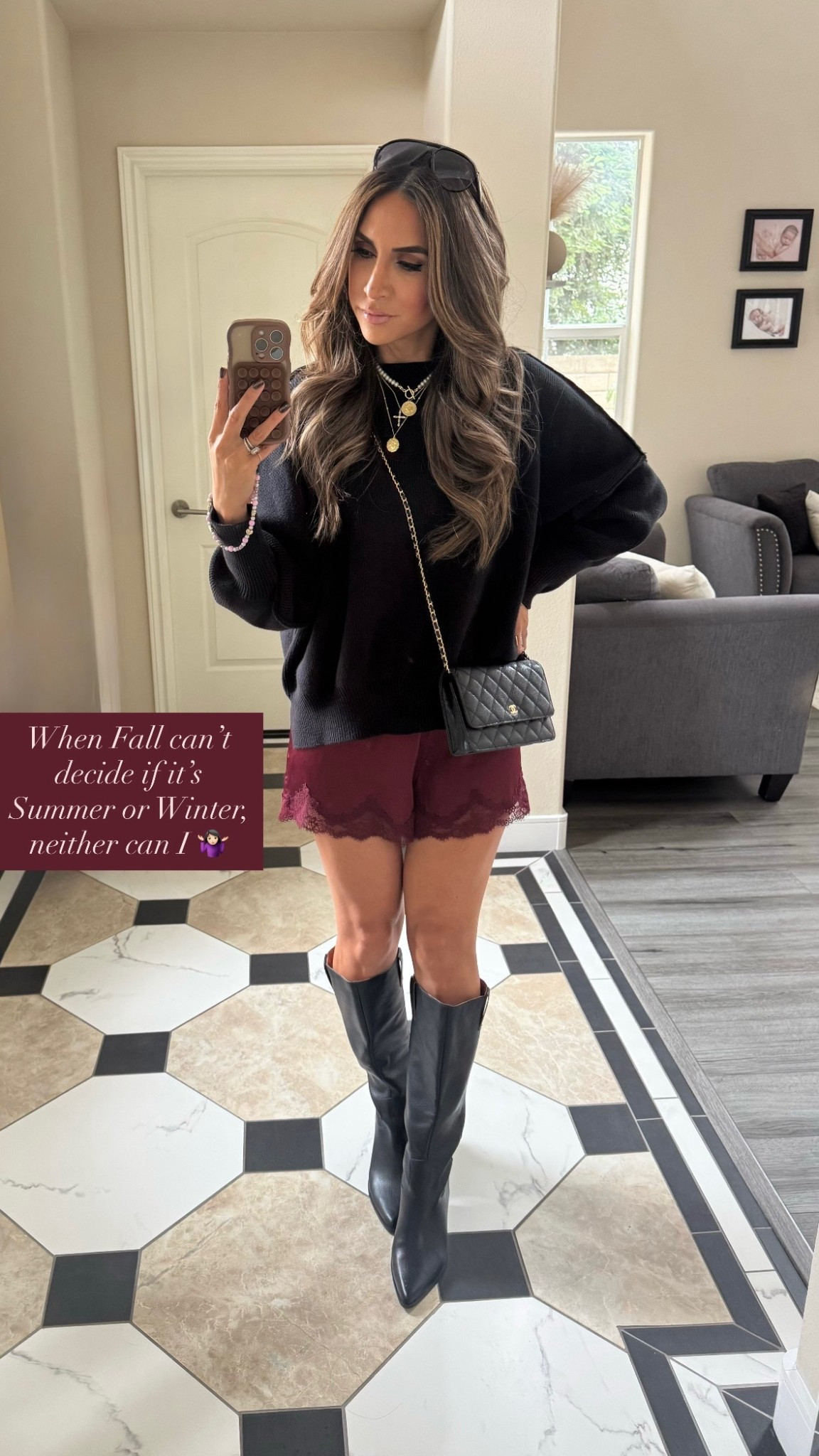 They’re finallyyy back in stock!! 

I am LOVING the new lace shorts trend — they instantly elevate any outfit and are so comfy to throw on! This color is sooo perfect for Fall too! 

Wearing a size Small in sweater & shorts for reference. 

#LTKFindsUnder50 #LTKStyleTip #LTKHoliday