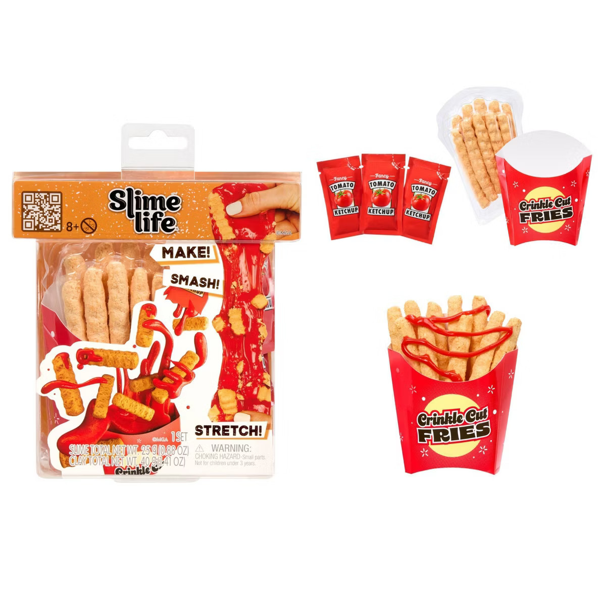 Slime Life French Fries DIY Slime Kit - Unboxing Ingredients to Make,Smash and Stretch Your Food | Target