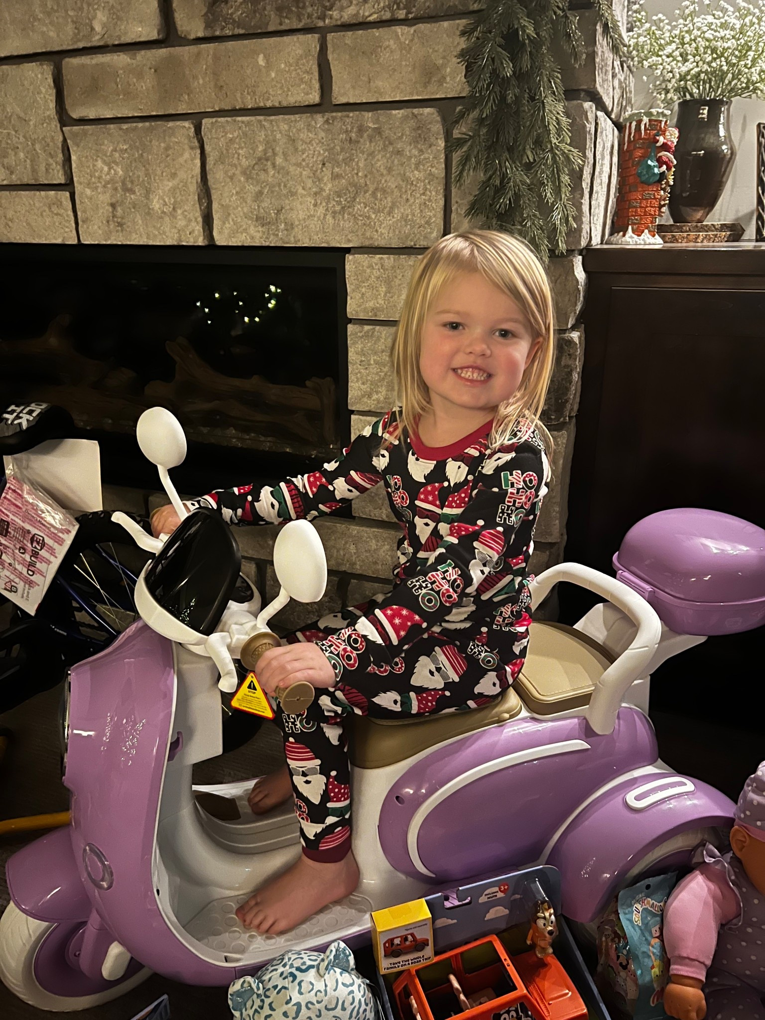 Purple moped scooter for 5 year old girl. 

#scooter #moped #toy #ride

#LTKKids