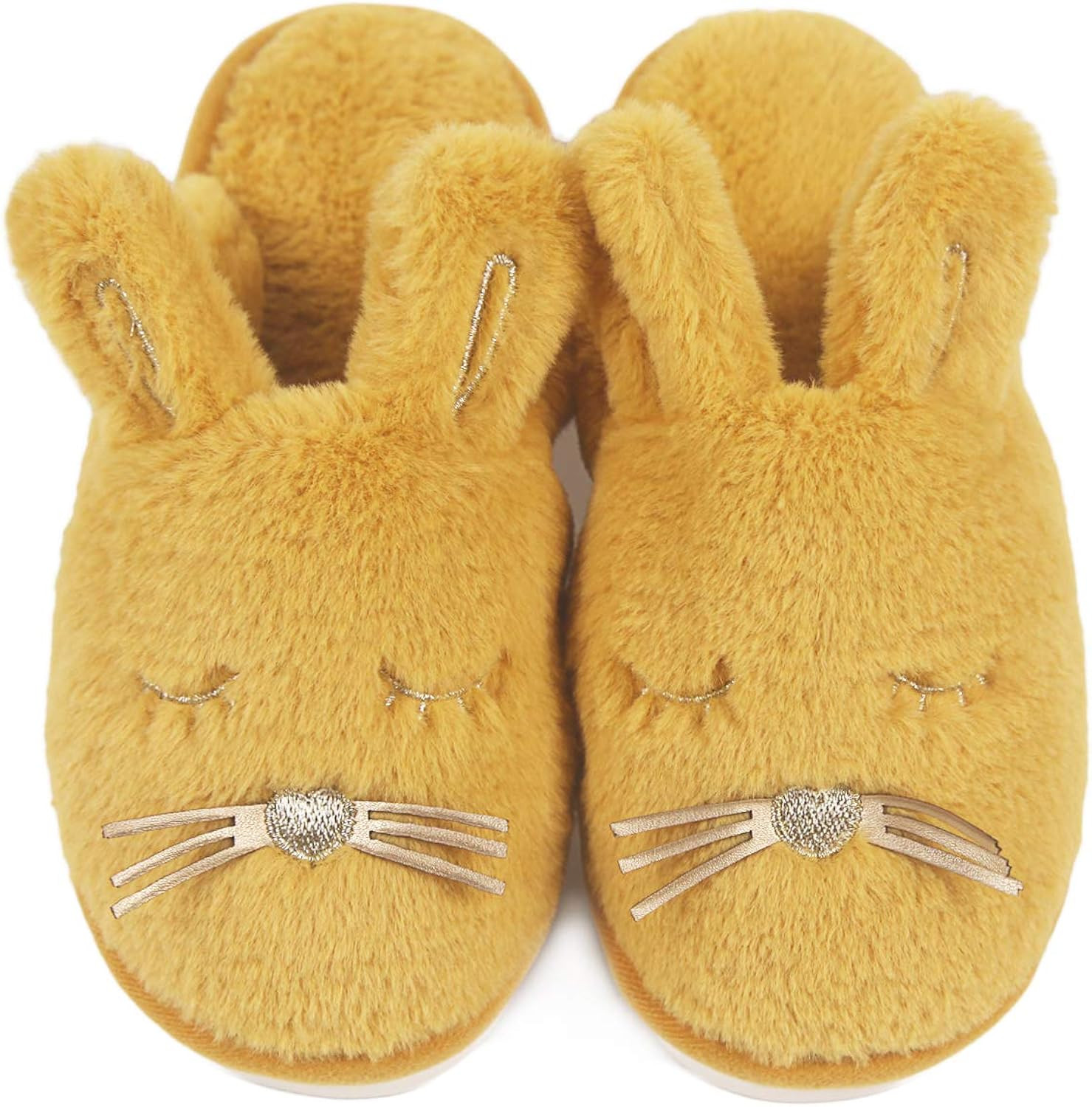 Caramella Bubble Bunny Slippers for Women Fuzzy Cute Animal Memory Foam Indoor House Slippers Easter | Amazon (US)