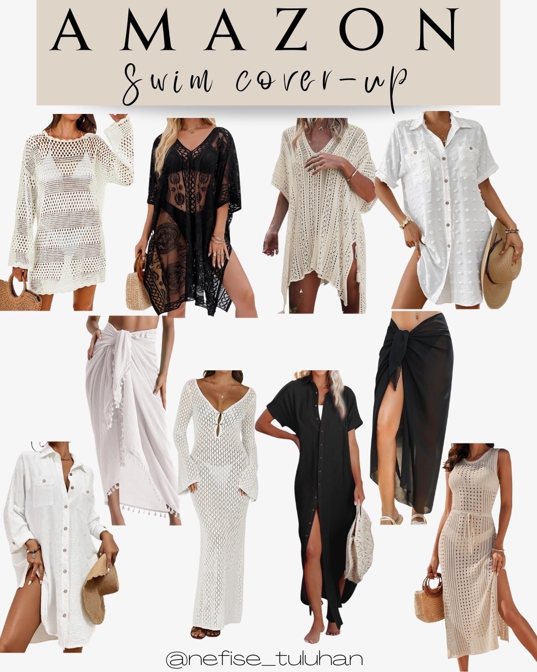 Amazon swim Cover-ups 🌊 


Swim, travel, resort wear, neutral bikini, neutral swimsuit, Amazon swim, Amazon swimwear, Amazon swim swimsuits, Amazon swim coverup, Amazon coverup, neutral swim, swimsuit, swimwear, swim coverup, swimsuits 2026, one piece swimsuit, bikinis, Amazon fashion, Amazon fashion finds, swimsuit coverups, swim coverups, beach coverups, coverups, summer finds, summer 2026, Amazon summer finds

#LTKSwim #LTKTravel #LTKSeasonal