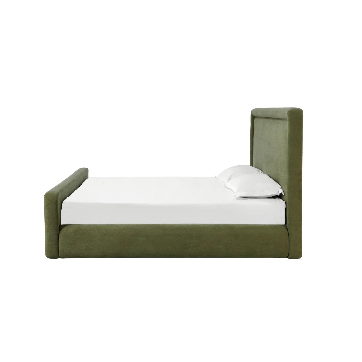 Upholstered Low-Profile Bed | Joss & Main
