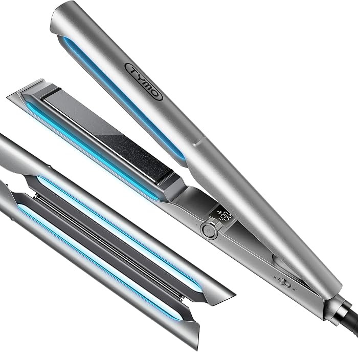 TYMO New-Gen Flat Iron Hair Straightener, 1" Long Ceramic Plates, 3X Smoother Glide, 2X Faster St... | Amazon (US)