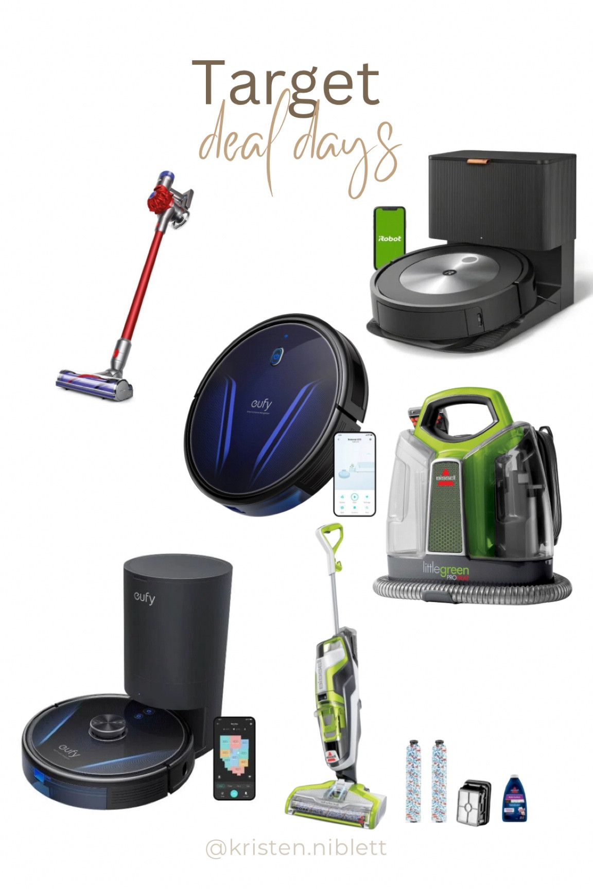 Target Deal Days // up to 40% off floor care // 

Dyson. Eufy. Bissell. Robo vacuum. Robot vacuum. Stick vacuum  

#LTKsalealert #LTKHoliday #LTKhome