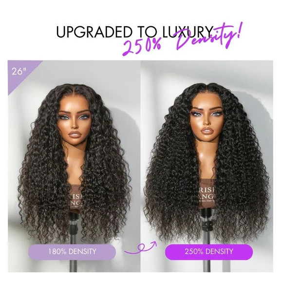PreMax 250% Density Water Wave Glueless Flexi-Fit Drawstring 13x4 Fron | Luvmehair