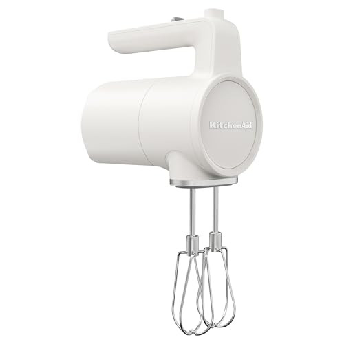 KitchenAid Go Cordless Hand Mixer - battery sold separately, KHMR700, Porcelain White | Amazon (US)