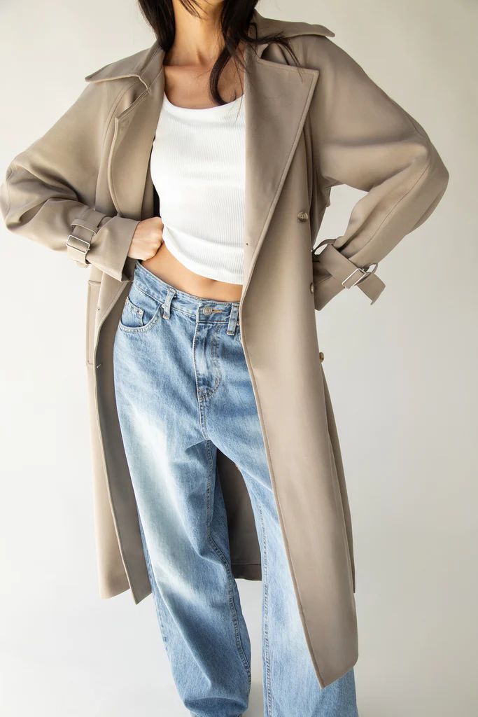 OVERSIZED TRENCH COAT | OAK + FORT