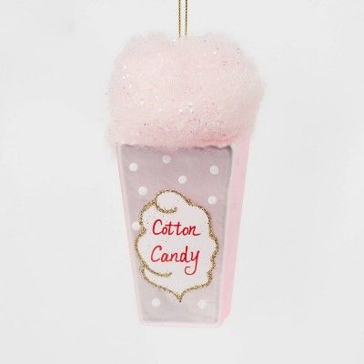 Glass Cotton Candy Christmas Tree Ornament Pink - Wondershop™ | Target